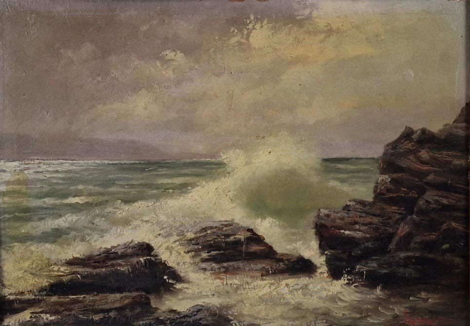 Stormy Sea Luigi Ricci 1924-photo-2